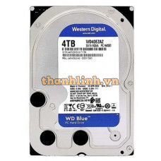 Ổ cứng WD 4TB - BLUE - WD40EZAZ WD HDD Blue 4TB 3.5" SATA 3/256MB Cache/ 5400RPM (Màu xanh)